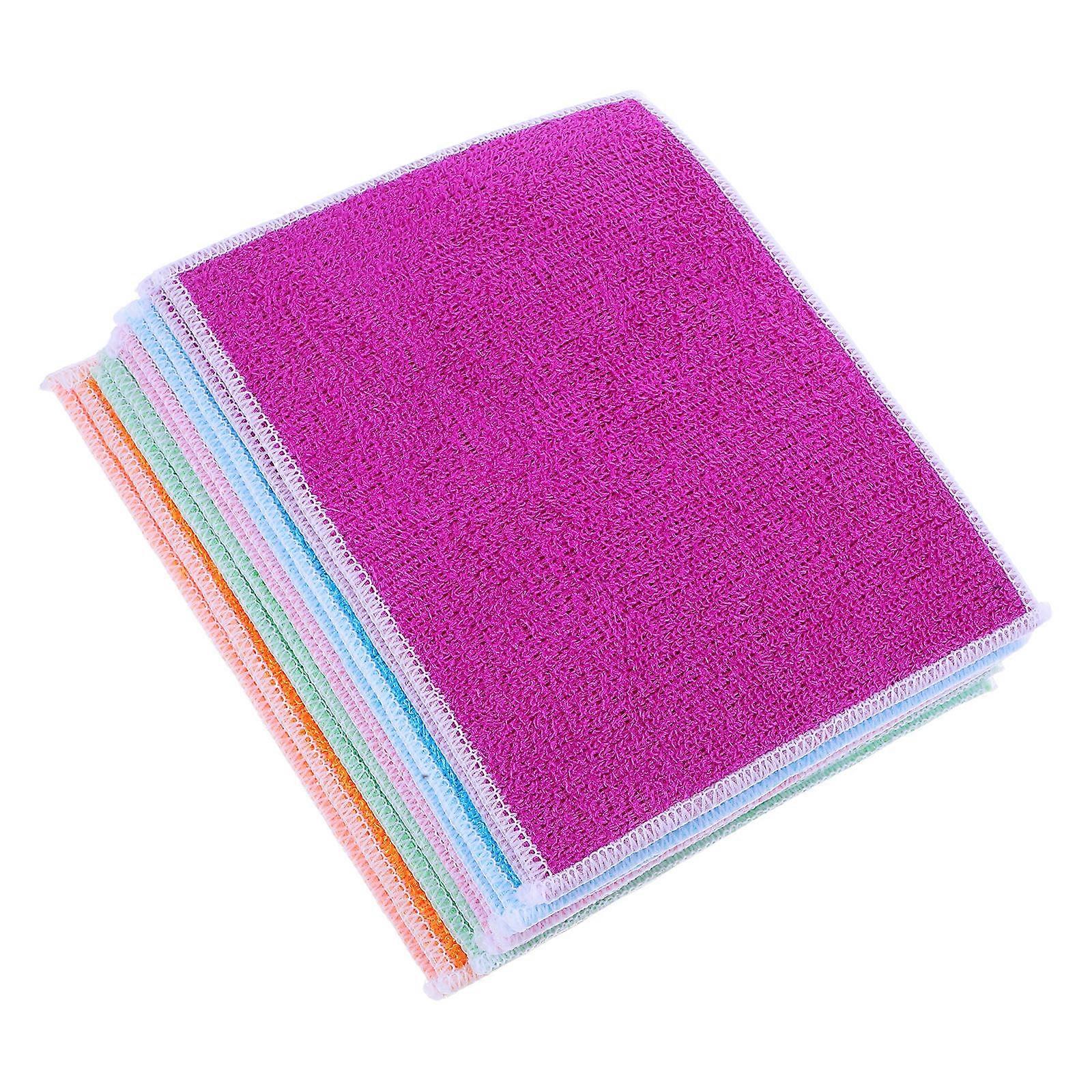 Reusable Dishcloths for Kitchen Cleaning Bamboo Fiber 10Pcs Set