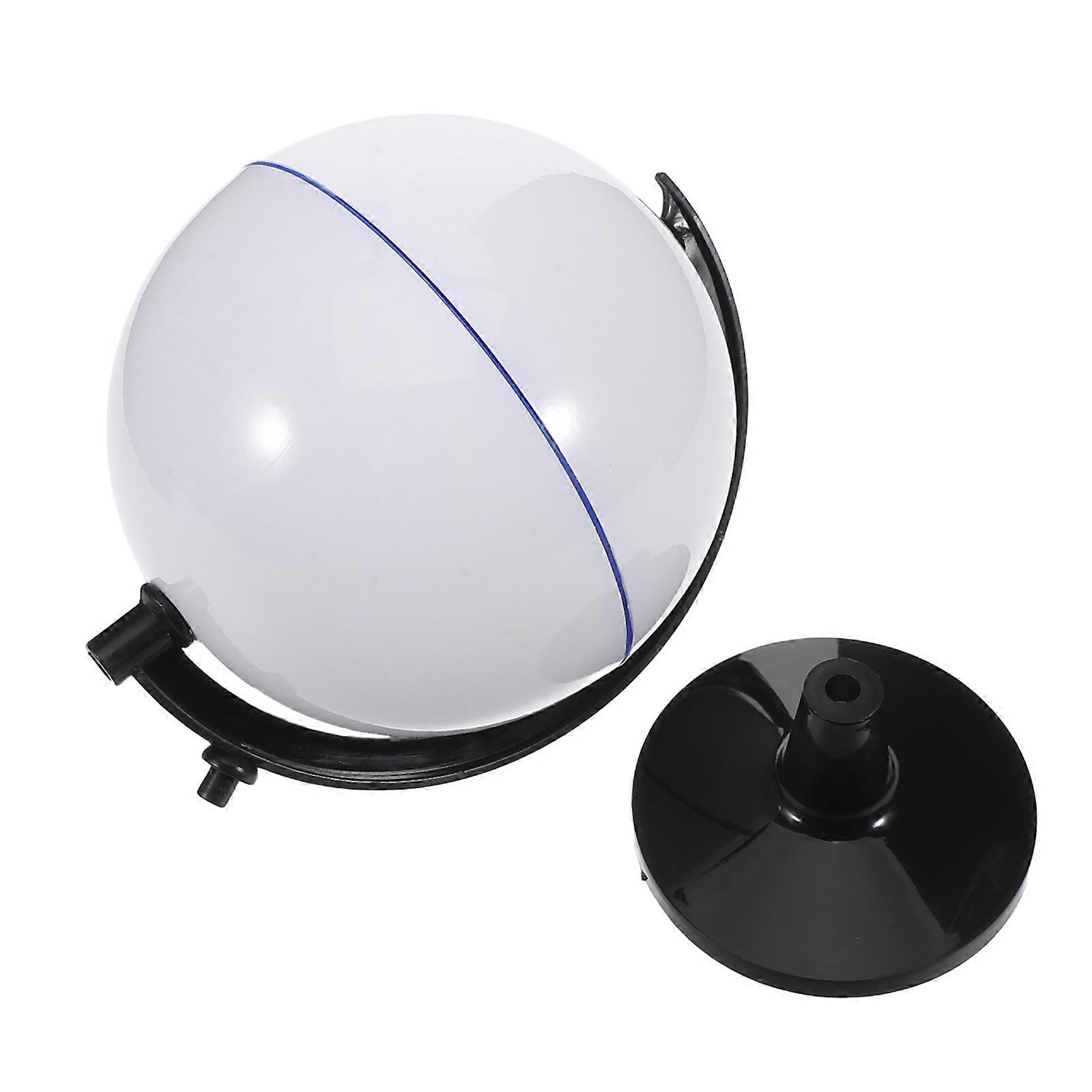 Blank Geography Globe With Stand Educational Tool For Geography Lessons Diameter 10.6cm Interactive Learning 1Set