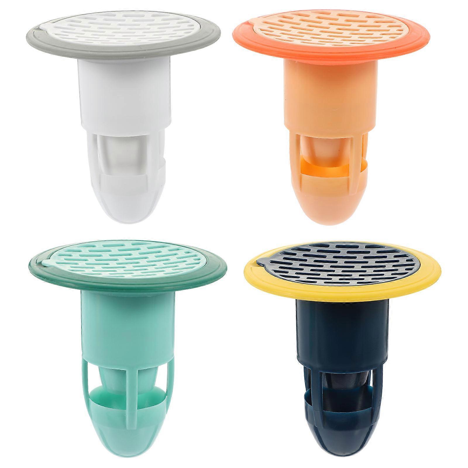 Drain Filtering 12 Pcs Anti-peculiar Smell Strainers Bathroom Sink Stoppers Kitchen Usage 8.5X7.5cm