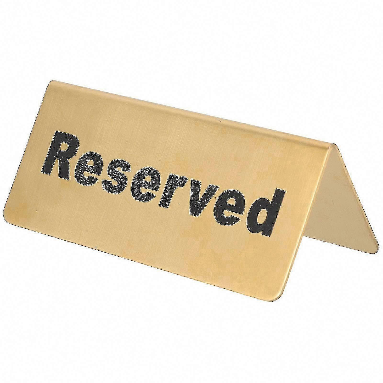 Wedding Reserved Seating Sign - Elegant Table Card for Restaurant Events