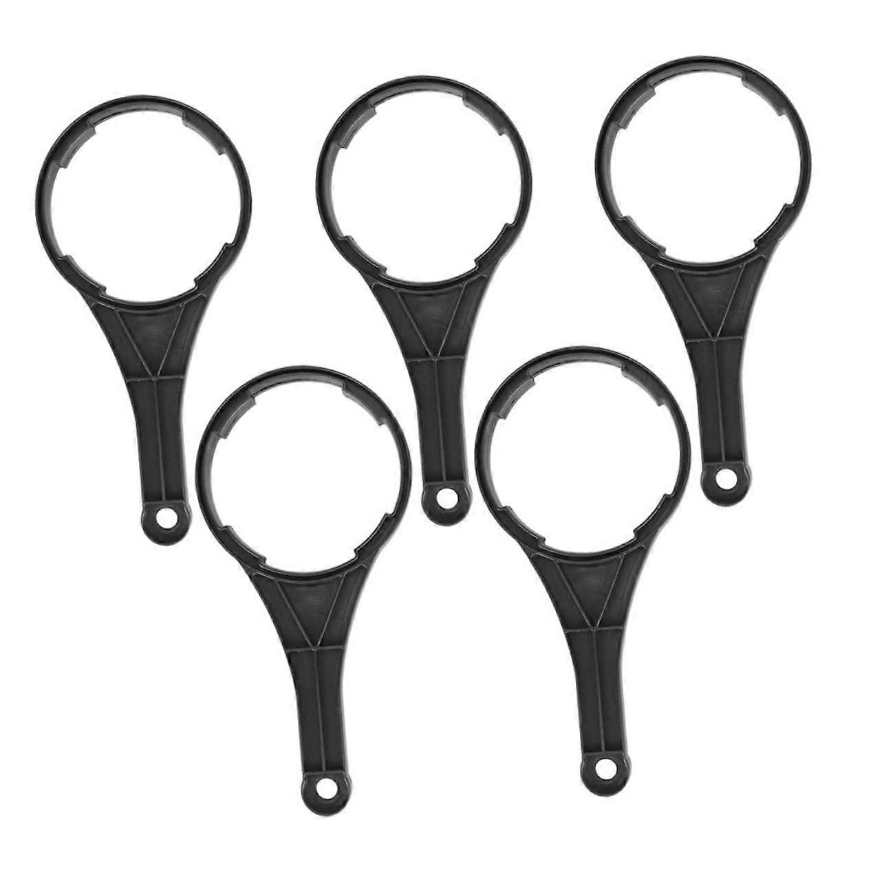 Under Sink Water Filter Wrench 5-Piece Set Heavy-Duty Spanner Tool For Water Purifier Housing Lightweight Universal Fit