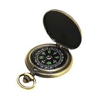Reloj de bolsillo vintage Brújula Reloj Flip Compass para acampar, caminar, escalar