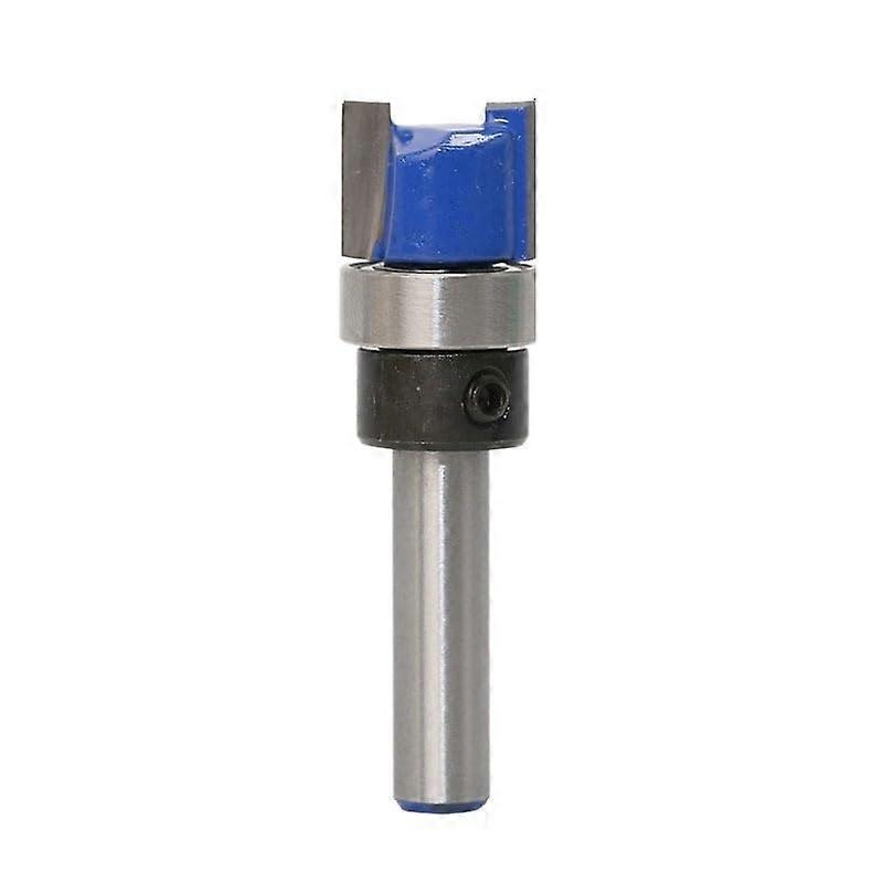 1 x 6.35 mm Shank Template Trim Mortising Router Bit Straight End Mill Trimmer Cleaning Flush Tenon Cutter for Woodworking (29 mm) 29mm