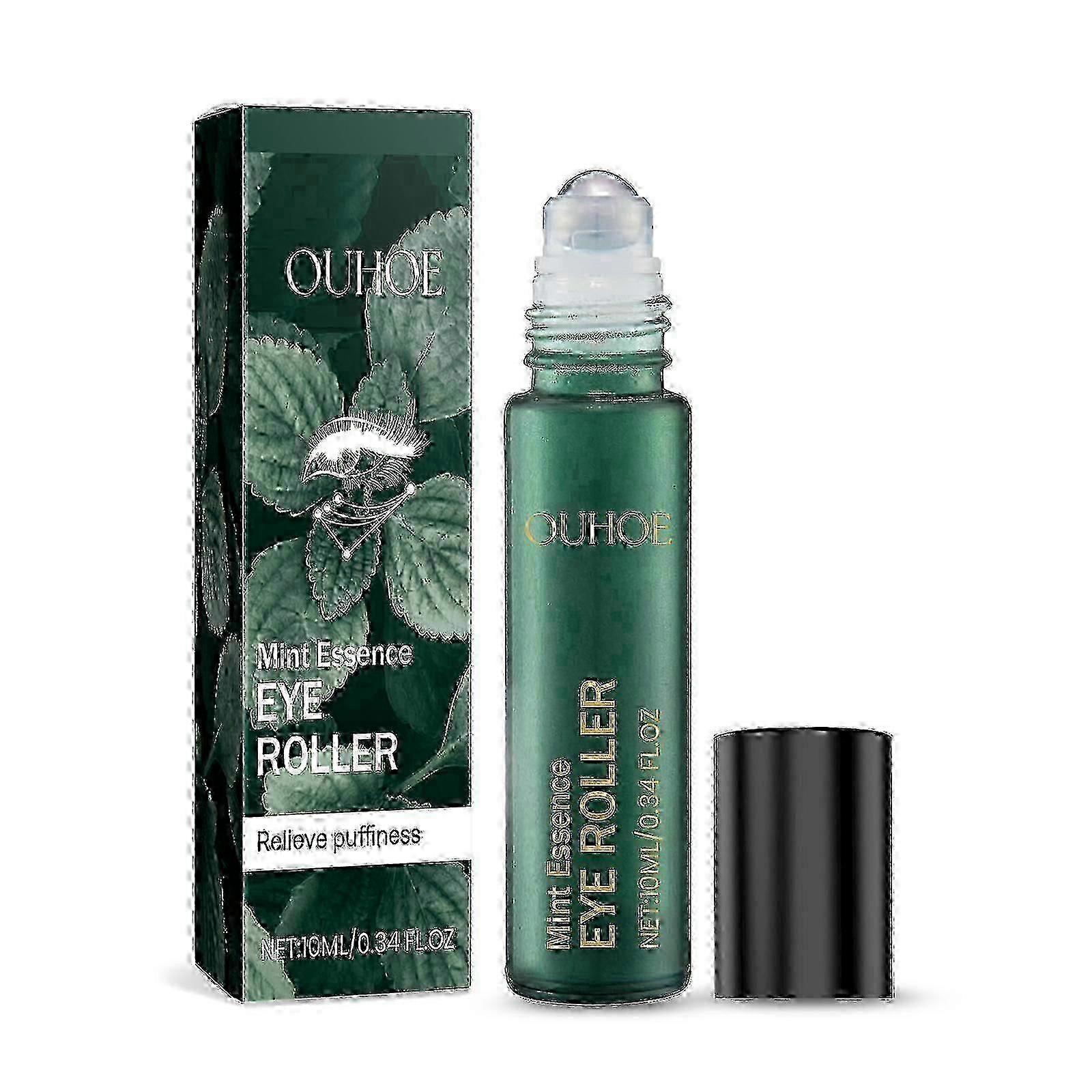 Mint Essence Eye Roller, Fade Fine Lines Crow's Feet Moisturizing Elastic Eye Anti-Wrinkles