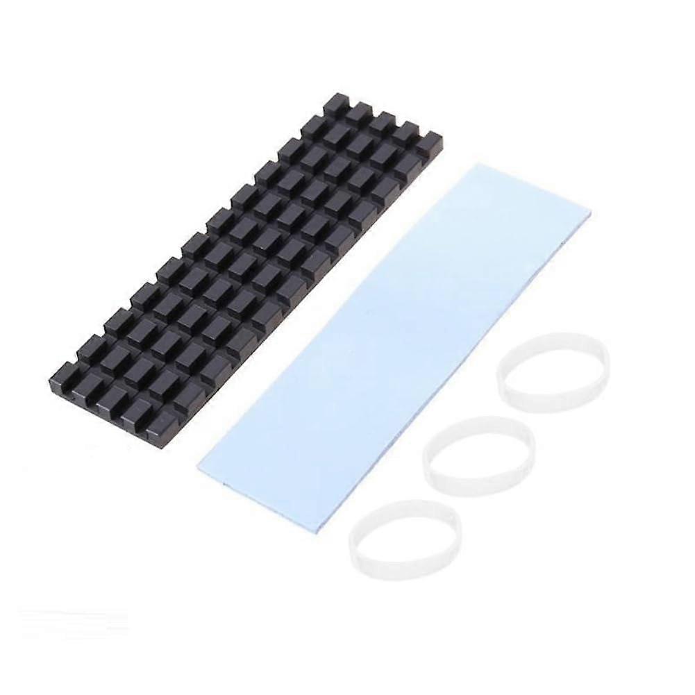 Pure Copper Graphene Heatsink for M.2 NGFF 2280 PCI-E NVMe SSD with Thermal Pad for Enhanced Heat Dissipation