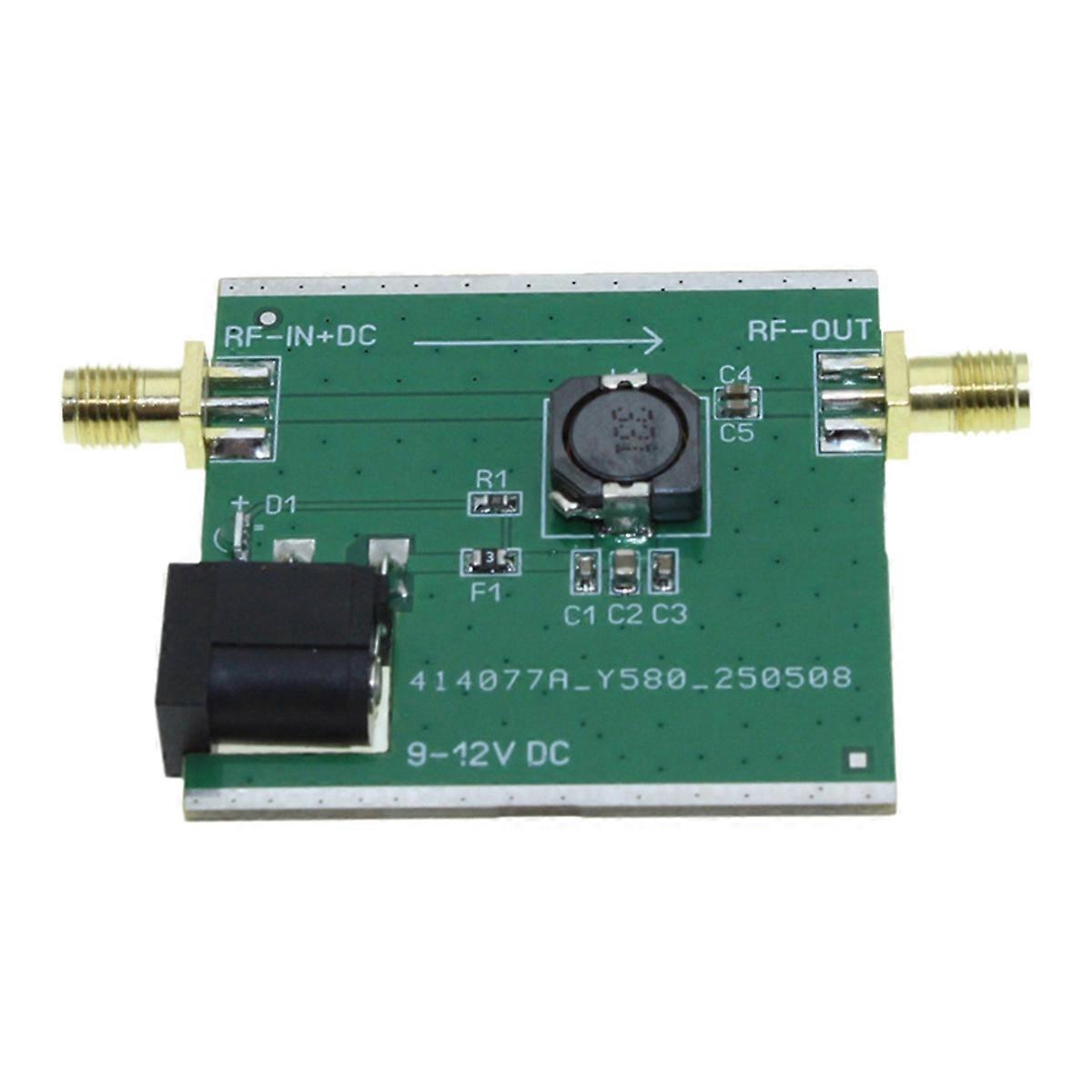 For HFDY Loop Antenna Feed Bias Tee 50Khz-500Mhz DC Blocker Biased