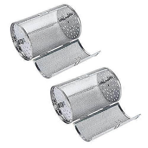 Oven Roasting Rotisserie Grill Basket Nuts Beans Baking Tableware Rotating Oven Basket Baking Tool 2 Pieces