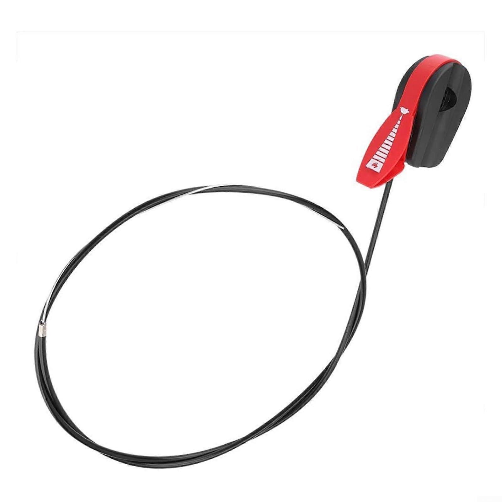 Lawn Mower Throttle Cable Switch Lever Control Handle Kit 145cm Length for HandPushing Mowers Fit