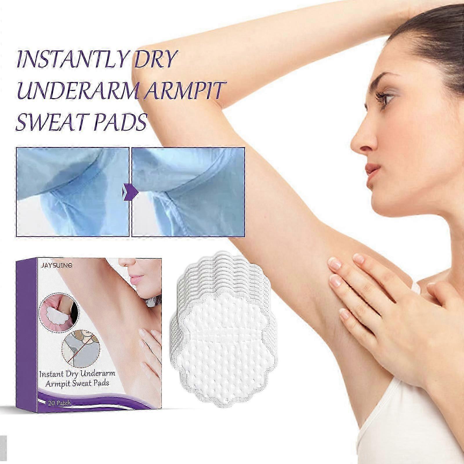 Jaysuing Armpit Sweat Pad for Cleaning Odor, Armpit Deodorization, Refreshing, Invisible, Long lasting Sweat Absorbent Pad
