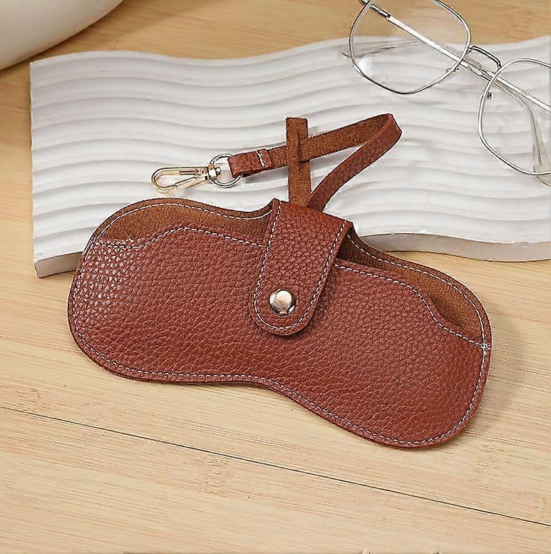 Portable Hanging Travel Eyeglass Case Storage Box in Beige/Pink/Brown/Black/Gray