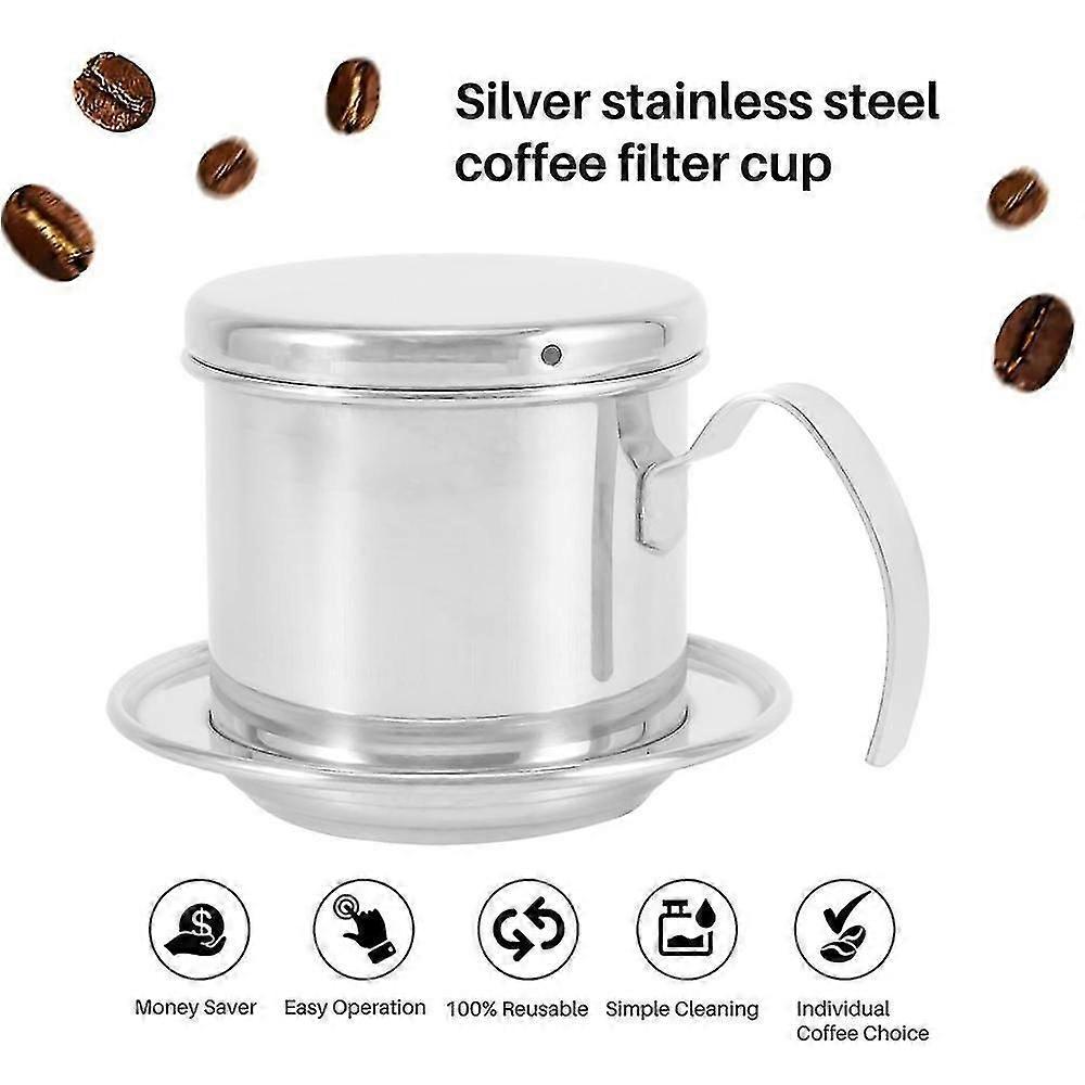 Vietnamese Drip Coffee Maker, With Fine Filter Screen Vietnam Vietnamese Coffee Simple Drip Filter