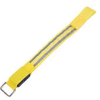 Reflective LED Armband Dual Luminous Strips Light Up Bracelet Wristband for Night Running Battery Powered