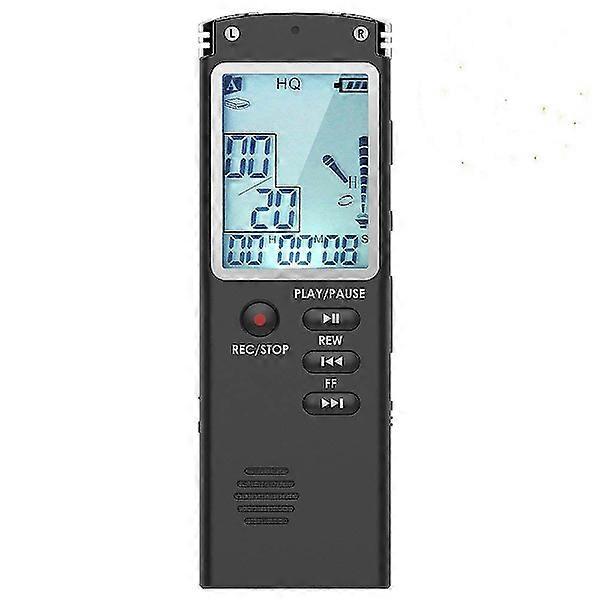 Digital Voice Recorder 32g Voice Activated Mini Spy Audio Recorder Palyback Dictaphone