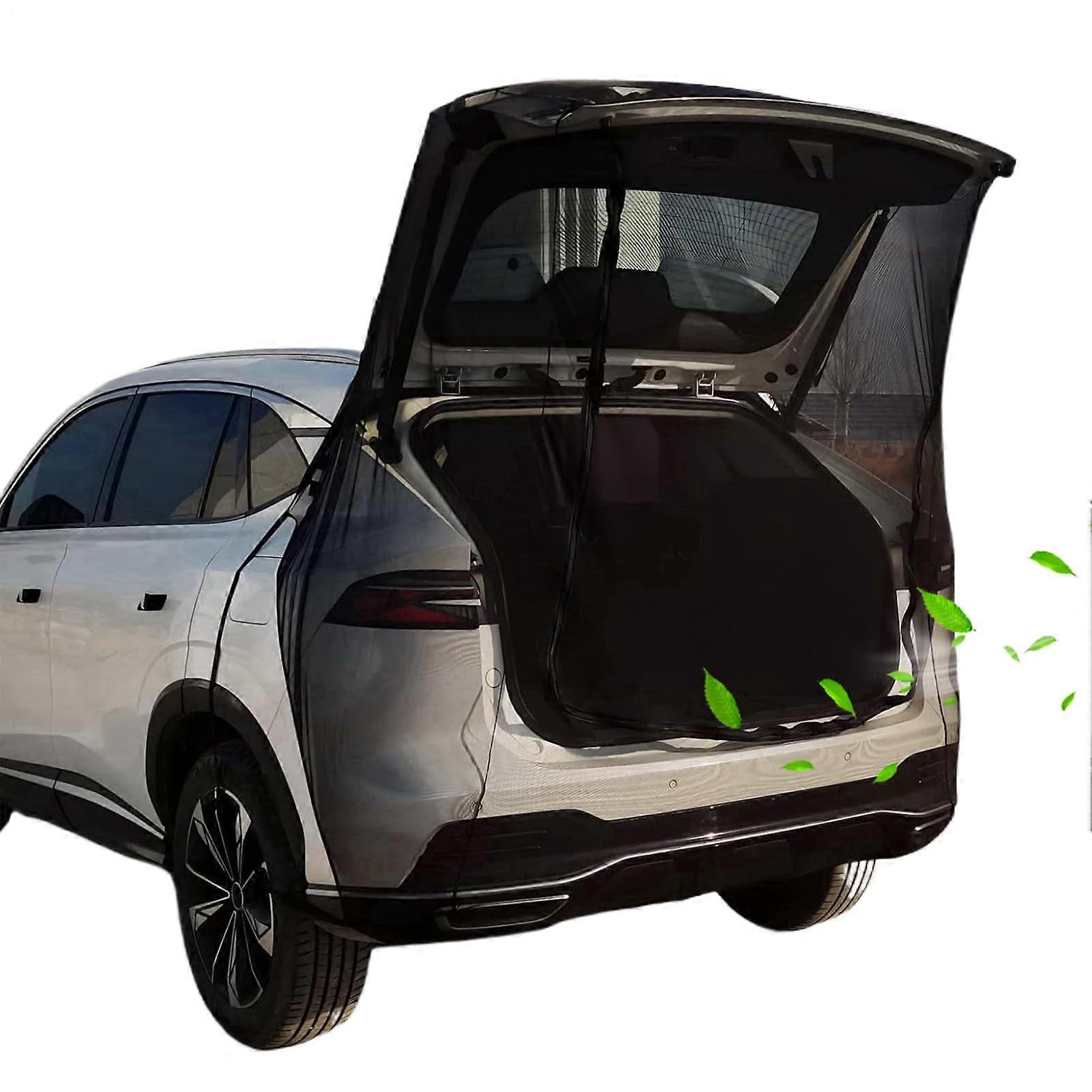 Trunk Tent Car Awning Tent - Anti-Gnat Ventilation Mesh, Trunk Bed Cover, For Most Vehicles/Truck Beds, 160x195cm
