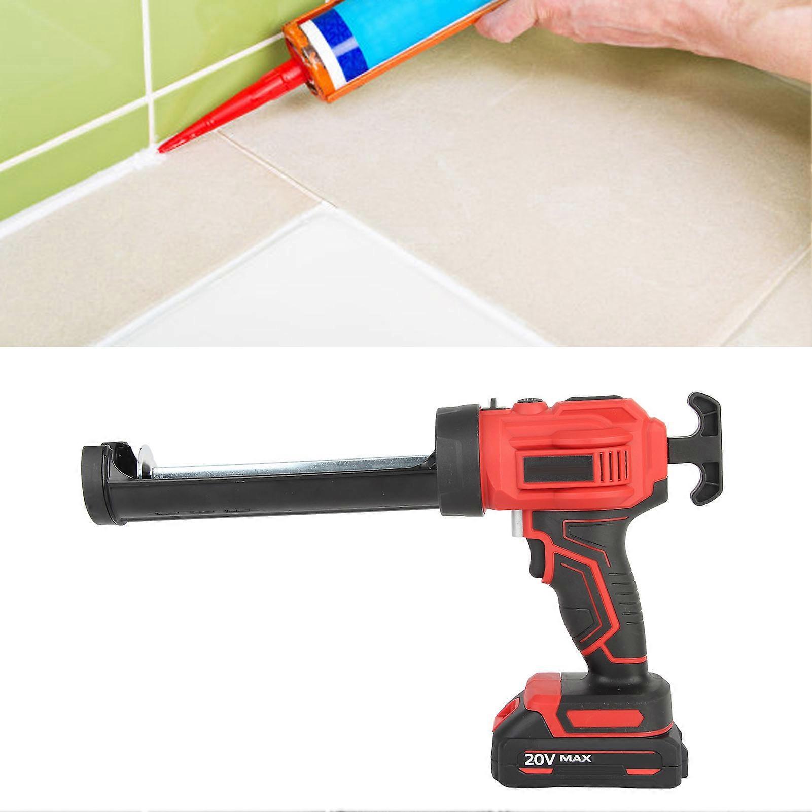 Cordless Caulking Gun 20V 2Ah Lithium Battery Powered Electric