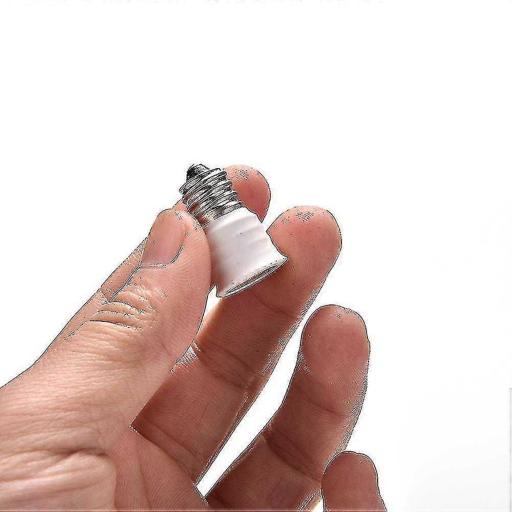 E12 to E14 Adapter, 1 Piece, Suitable for Multiple Types of Bulbs such as LED