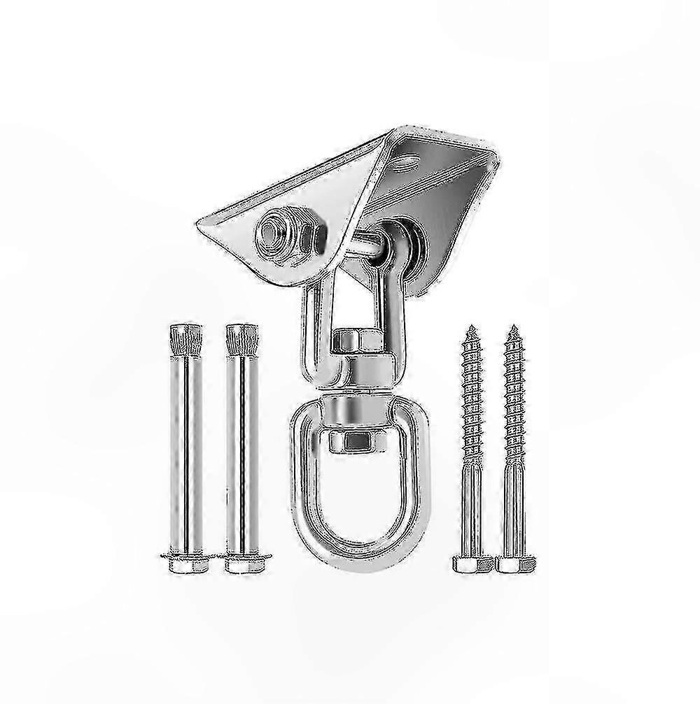 Heavy-Duty 360° Swivel Hook for Playgrounds, Porches, and Seats, Supports up to 450kg, Fits Concrete and Wood Structures
