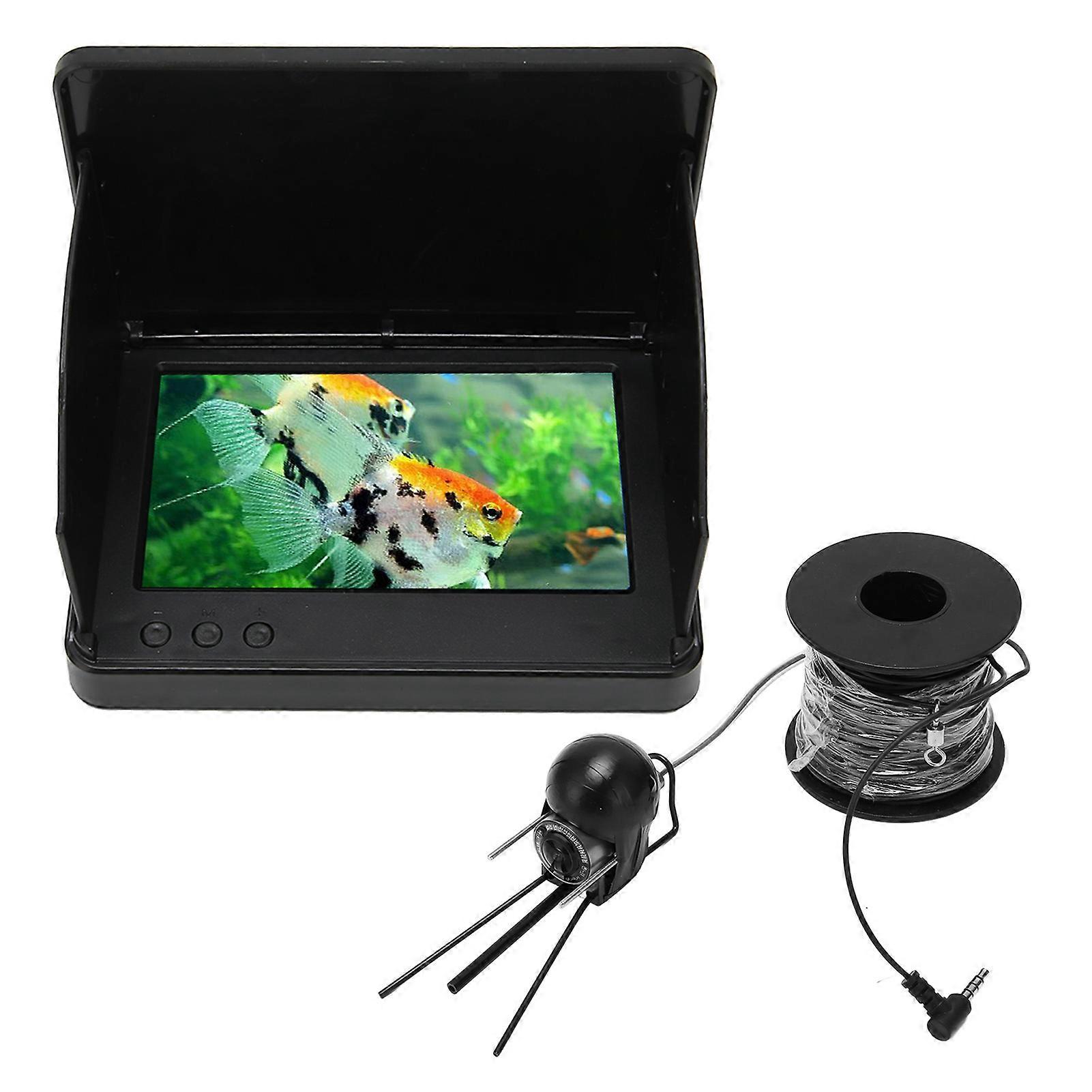5in IPS HD Fish Finder Camera 2000cd Brightness 10000mAh US Plug