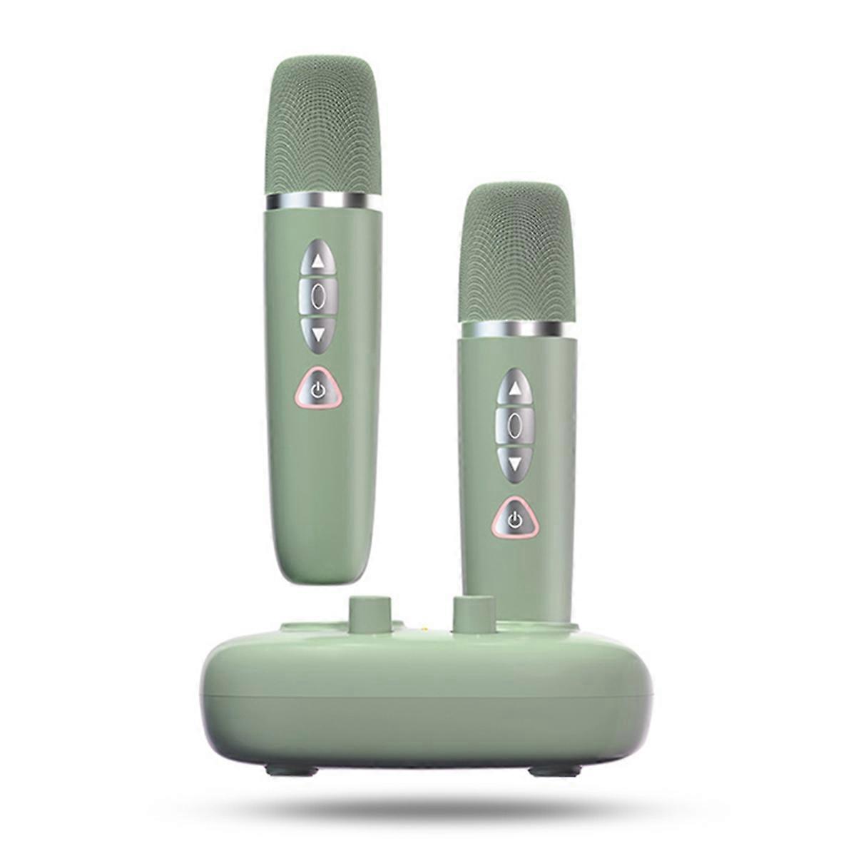 1 in 2 Home KTV Mixer Wireless Microphone Noise Reduction Bluetooth Sound Card Microphone Sets Home Karaoke Artifact