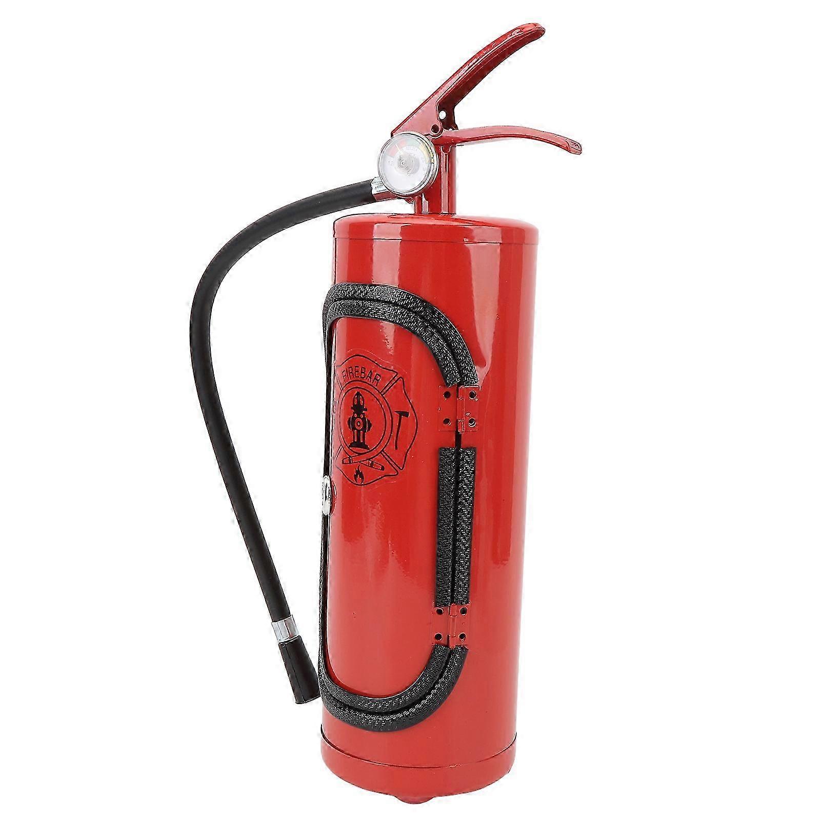 2025 Fire Extinguisher Wine Holder Unique Decorative Iron Fire Extinguisher Shaped Wine Storage Box Small Bar for Home Red