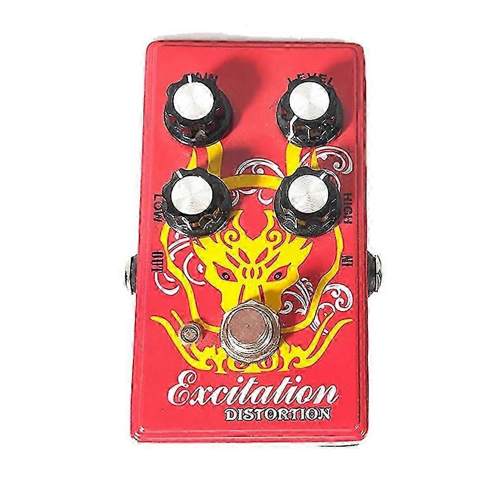 Electric Guitar Distortion Effect with Built-in FET Transistor and British Distortion Pedal for Quality Tone