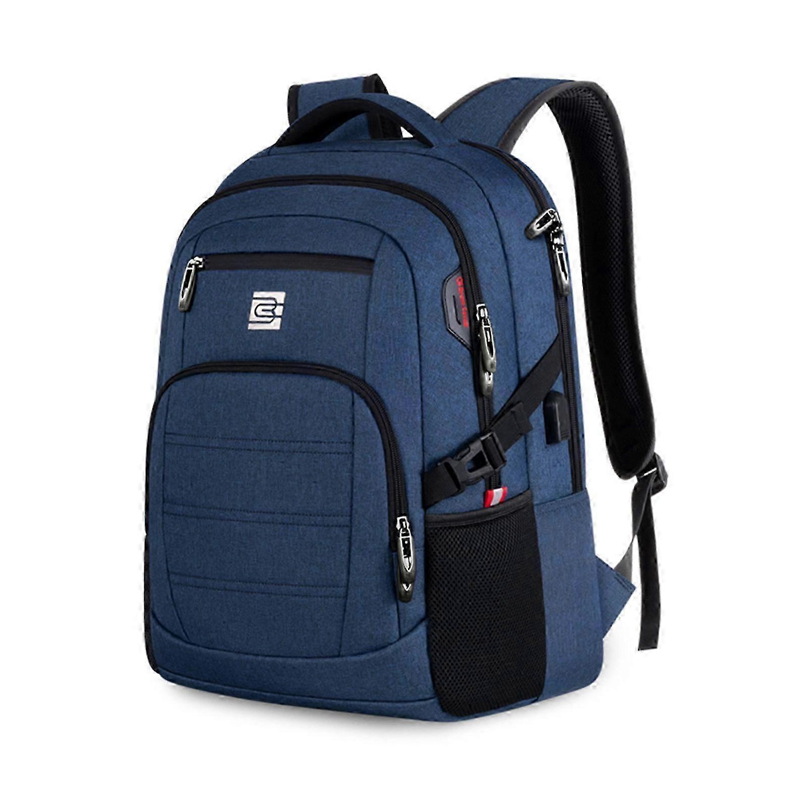 Women Men Backpack Large Anti Theft USB Laptop Rucksack Waterproof School Bag 2023 New