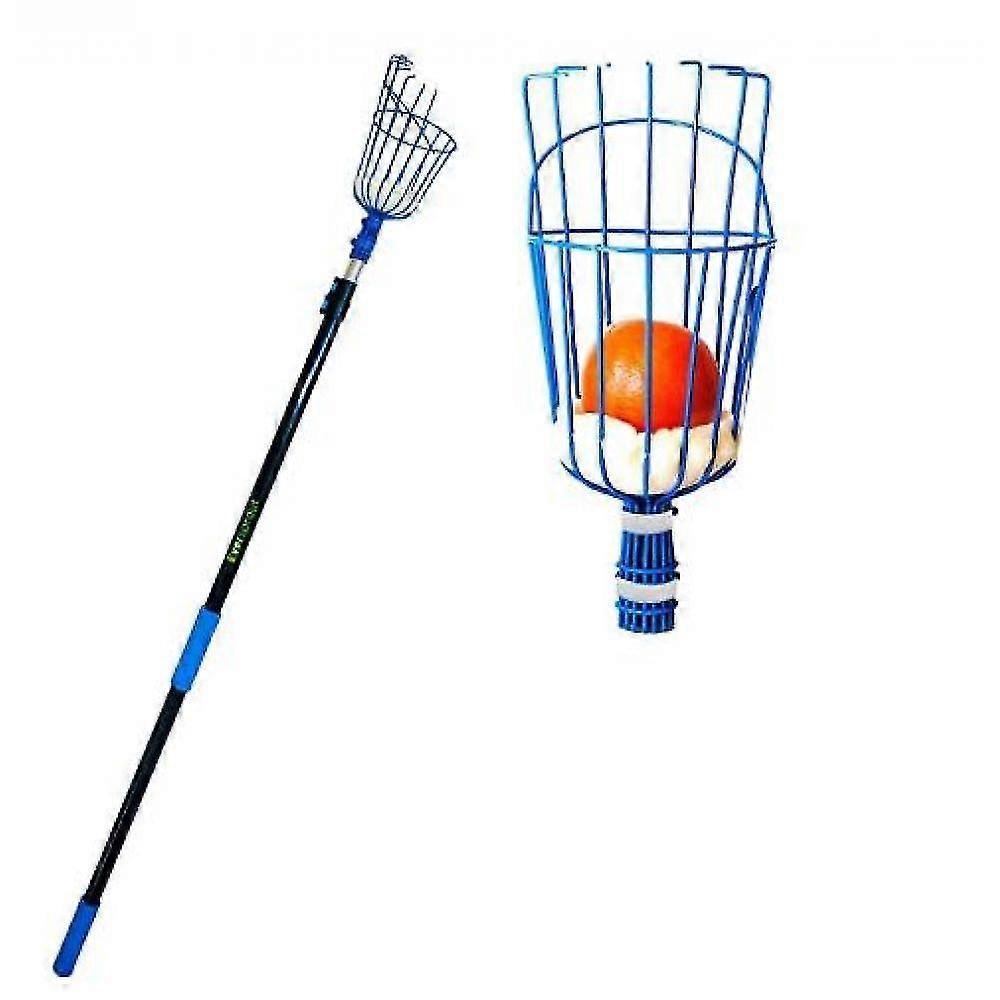 Fruit Picker Preassembled, Easy To Attach Twist-on(pole Not Included)