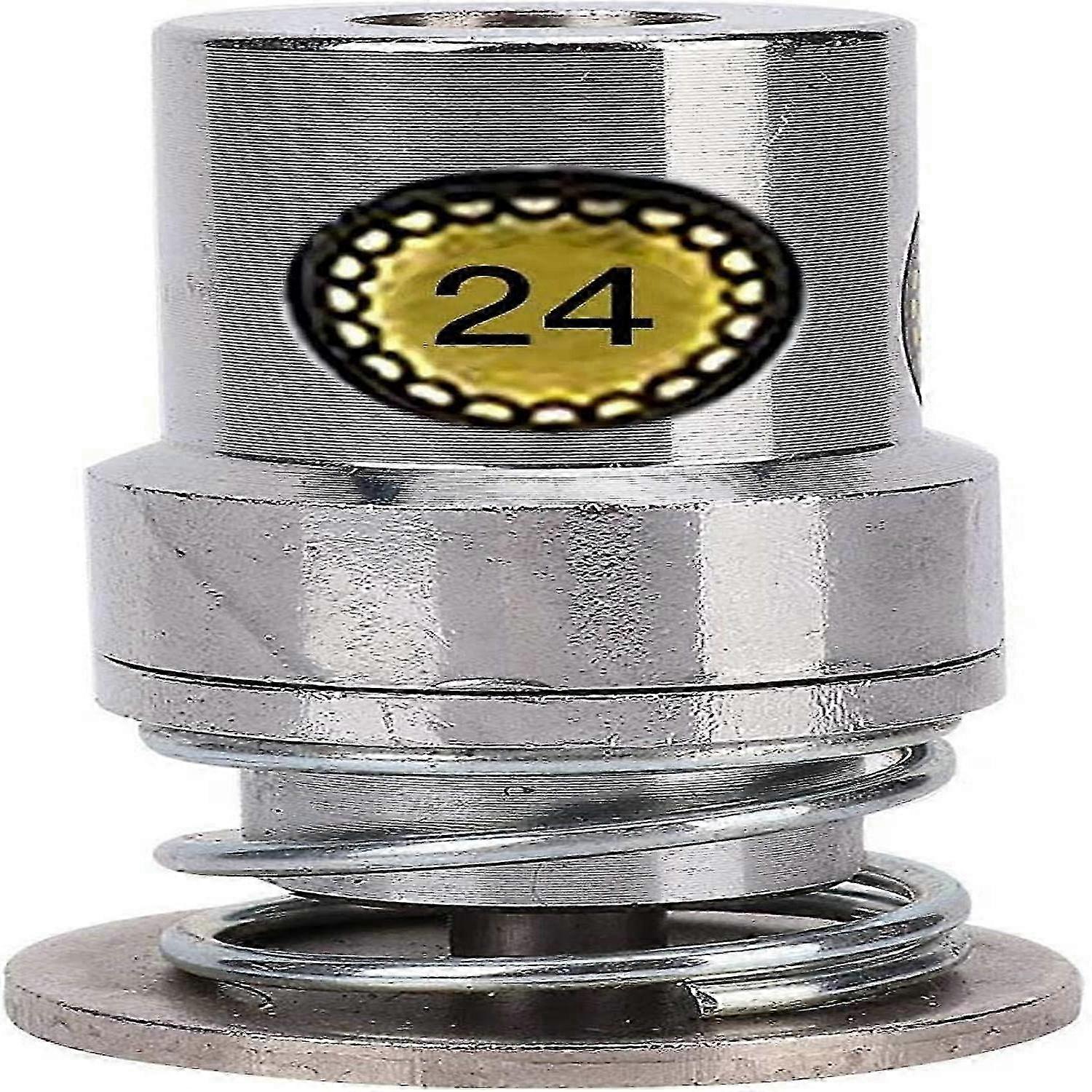 1 pcs Fabric Cover Button Round Bread Shape Press Tool Suitable for Hand Press Machine DIY(16L)