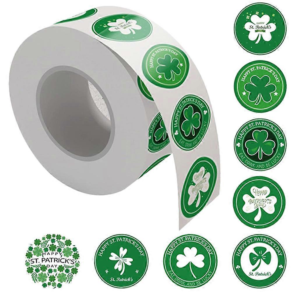 St. Patrick's Day Clover Stickers for DIY 1500Pcs Crafting Decals