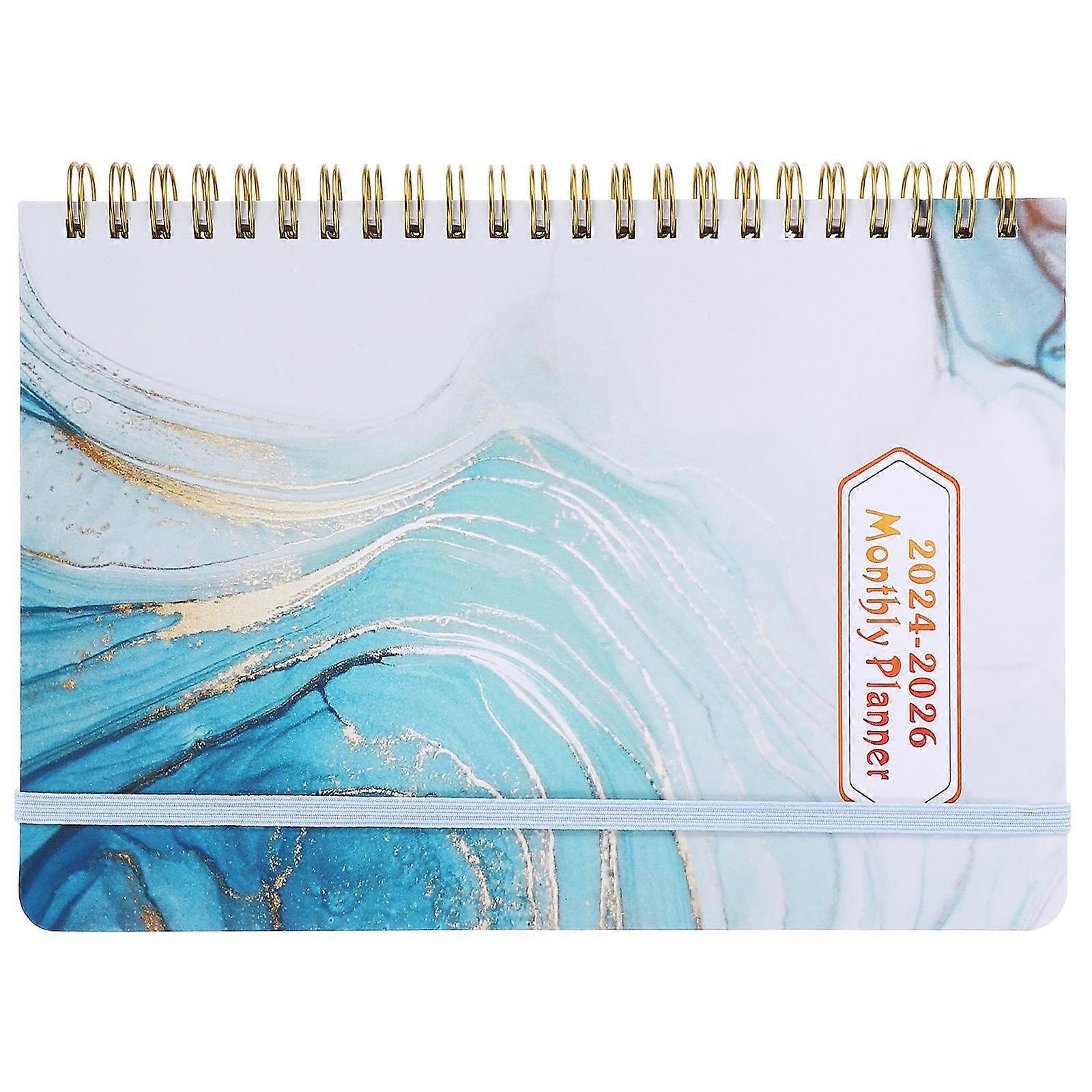 Academic Planner Organizer for Writing 2Pcs Household Planner Book Multi-Function