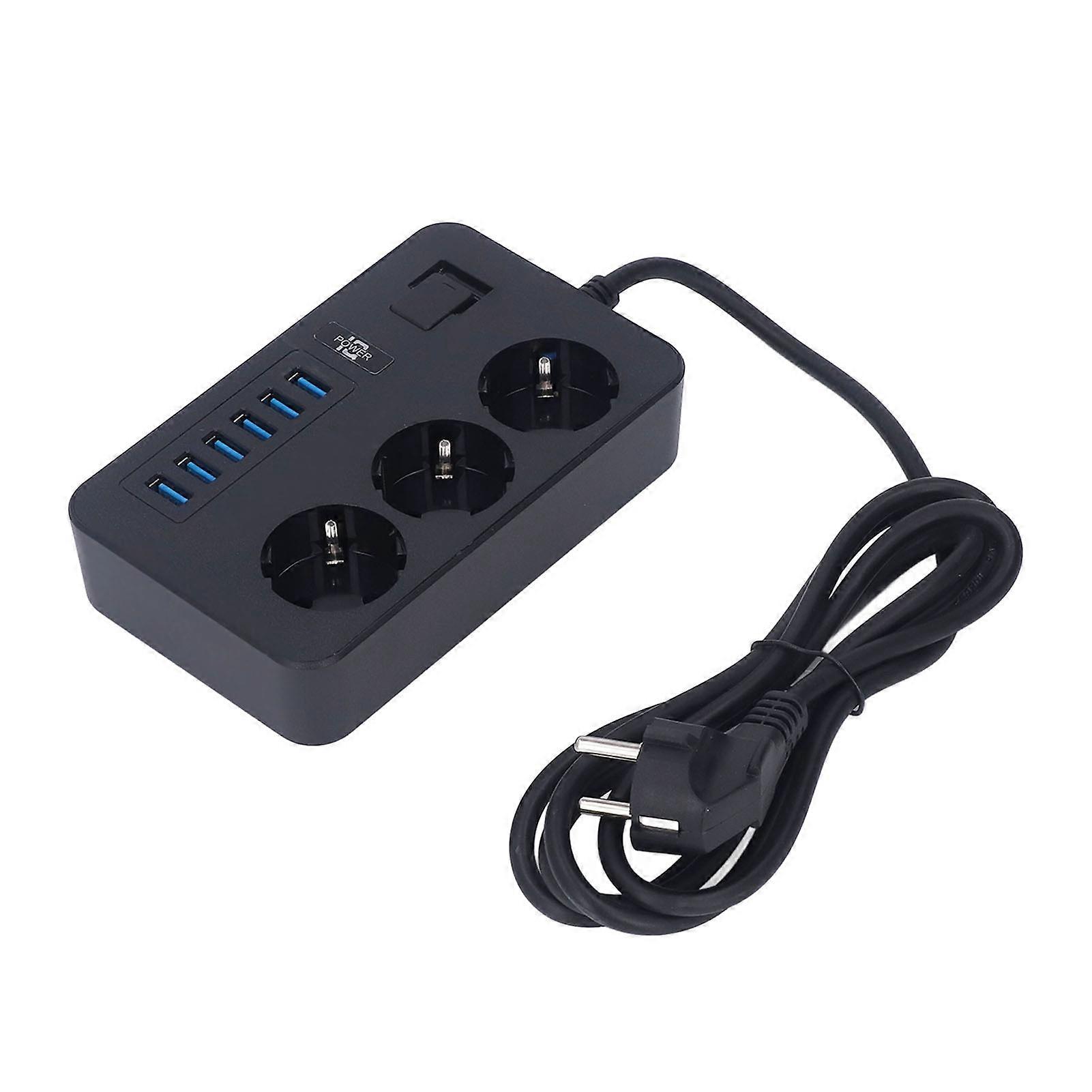 Multiprise USB multifonctionnelle, ignifuge, intelligente, pour garage et maison