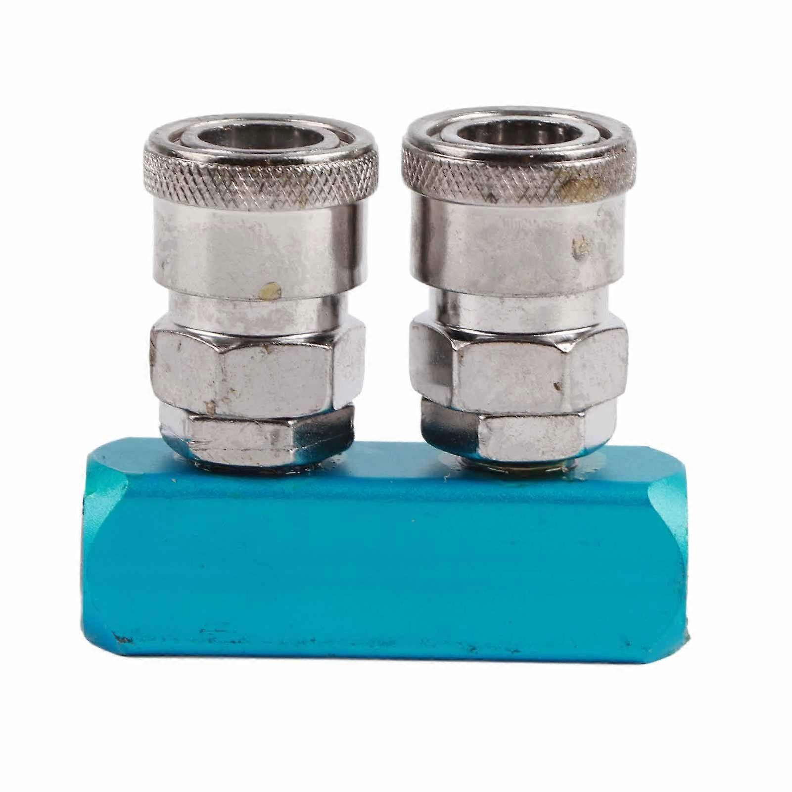 12mm Pneumatic Quick Fitting Female Connector for Air Hose Connecting PT1/4 (2 Way)