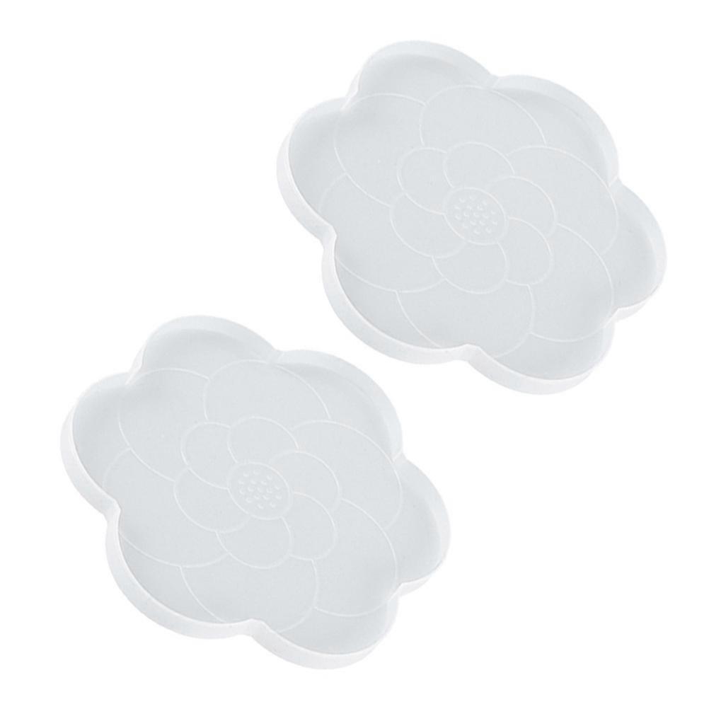 Water Crystal Epoxy Mold Silicone Cup Mat Mold for DIY Craft 1Pcs