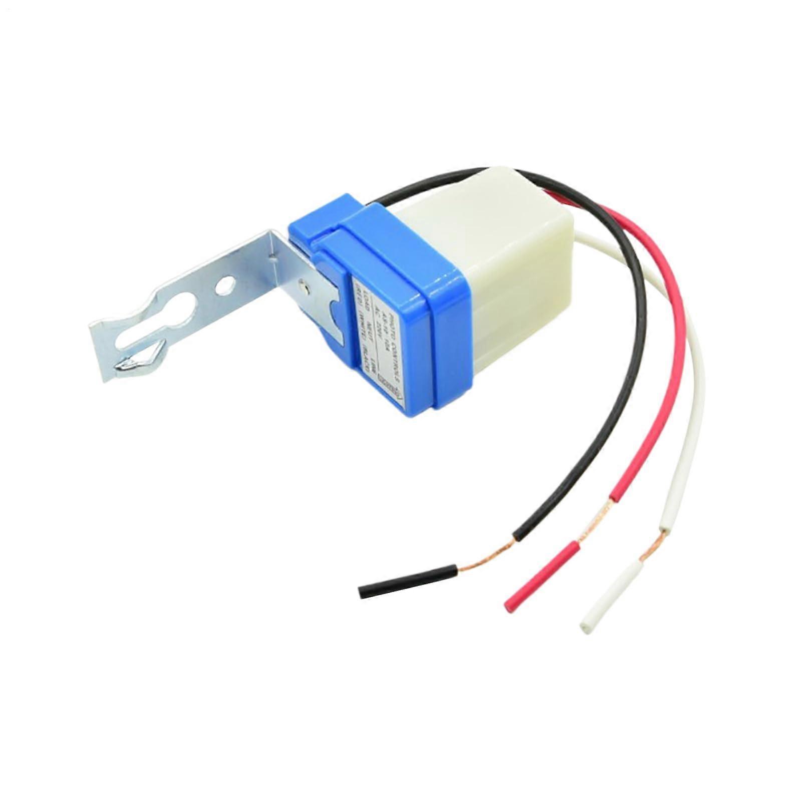 Light Sensor DuskToDawn Photocell Auto Day/Night Control Weatherproof Photoelectric Sensor For Porch Driveway 20cm