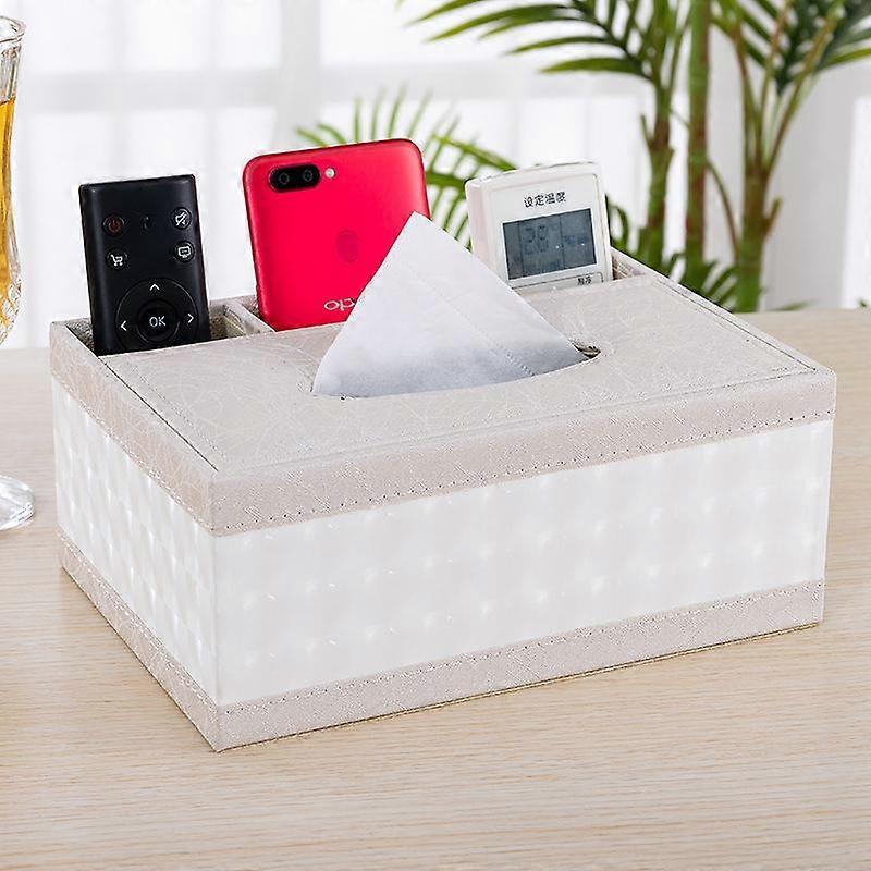 Luxury Leather Tissue Box European Sle Living Room Dstring High-end Aesthetic Home Decorative Item Storage Organizer