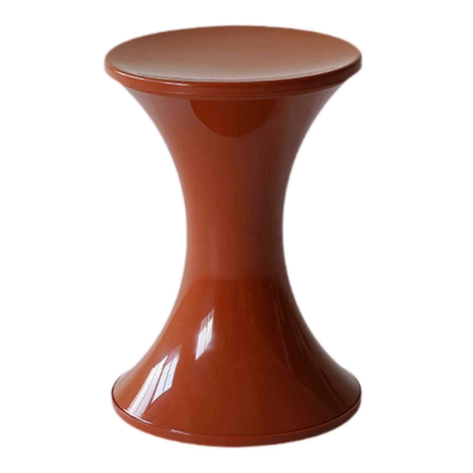 Hourglass Shape Storage Foot Rest Stool PP Material Lightweight Creative with