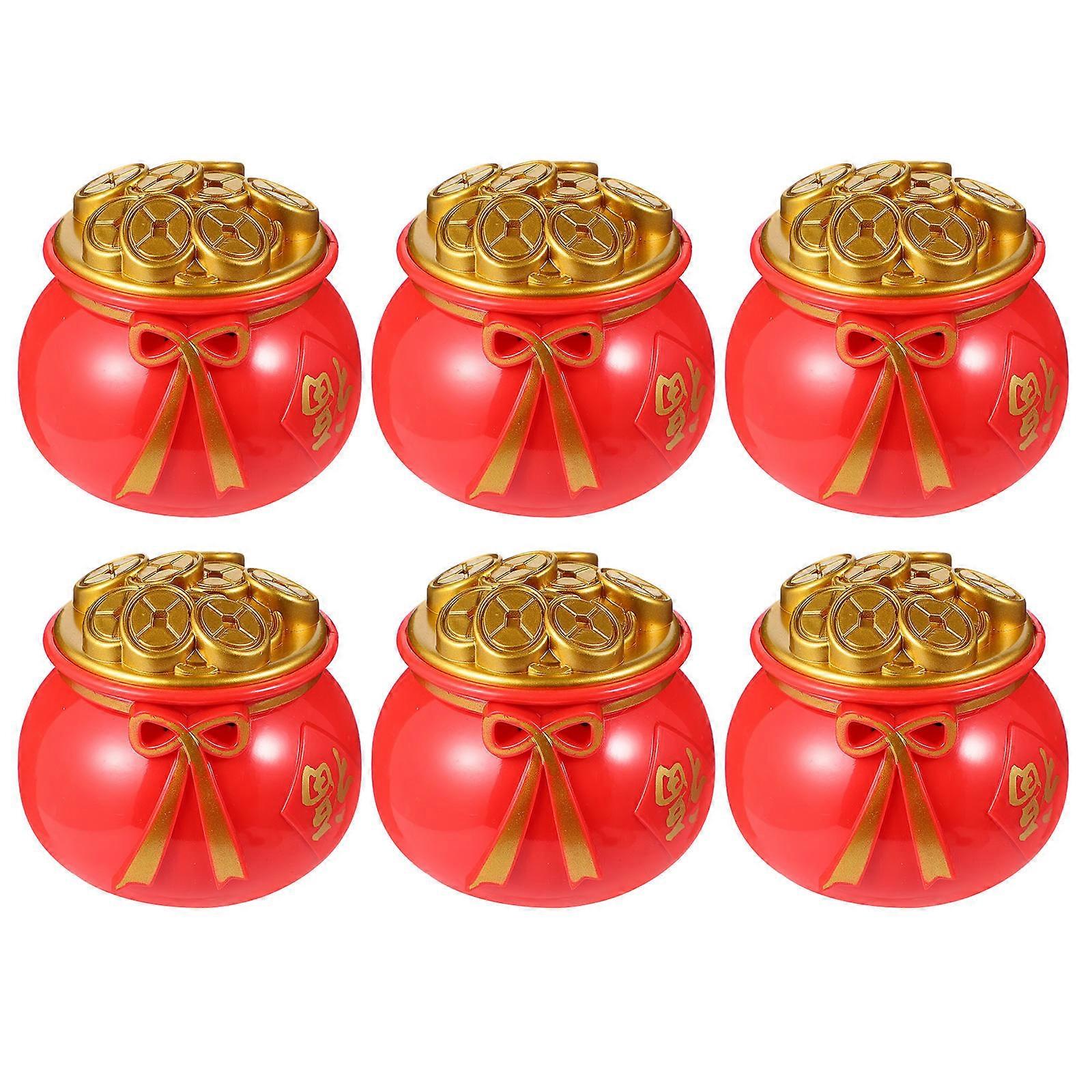 Cornucopia Coin Container for Saving 12Pcs Creative Money Bank Ornament