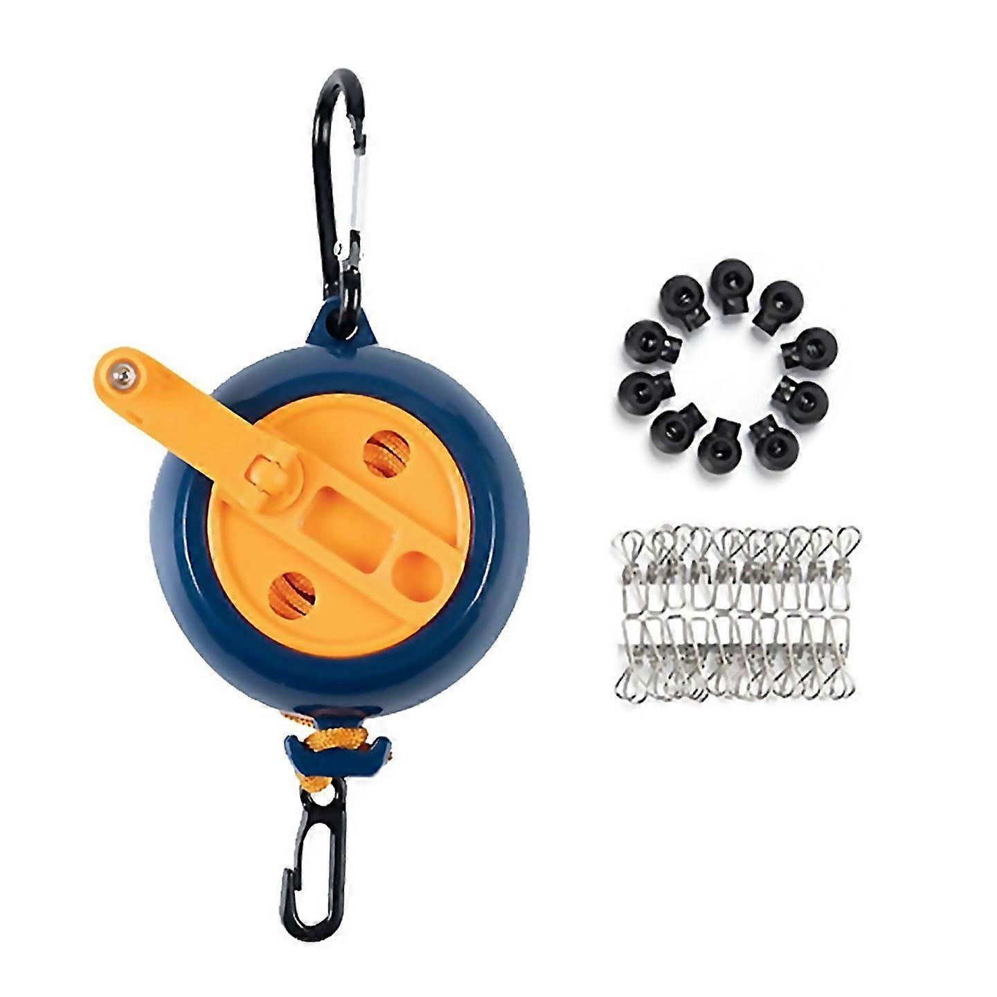 For Portable Travel Clothesline 328ft Retractable Clothesline