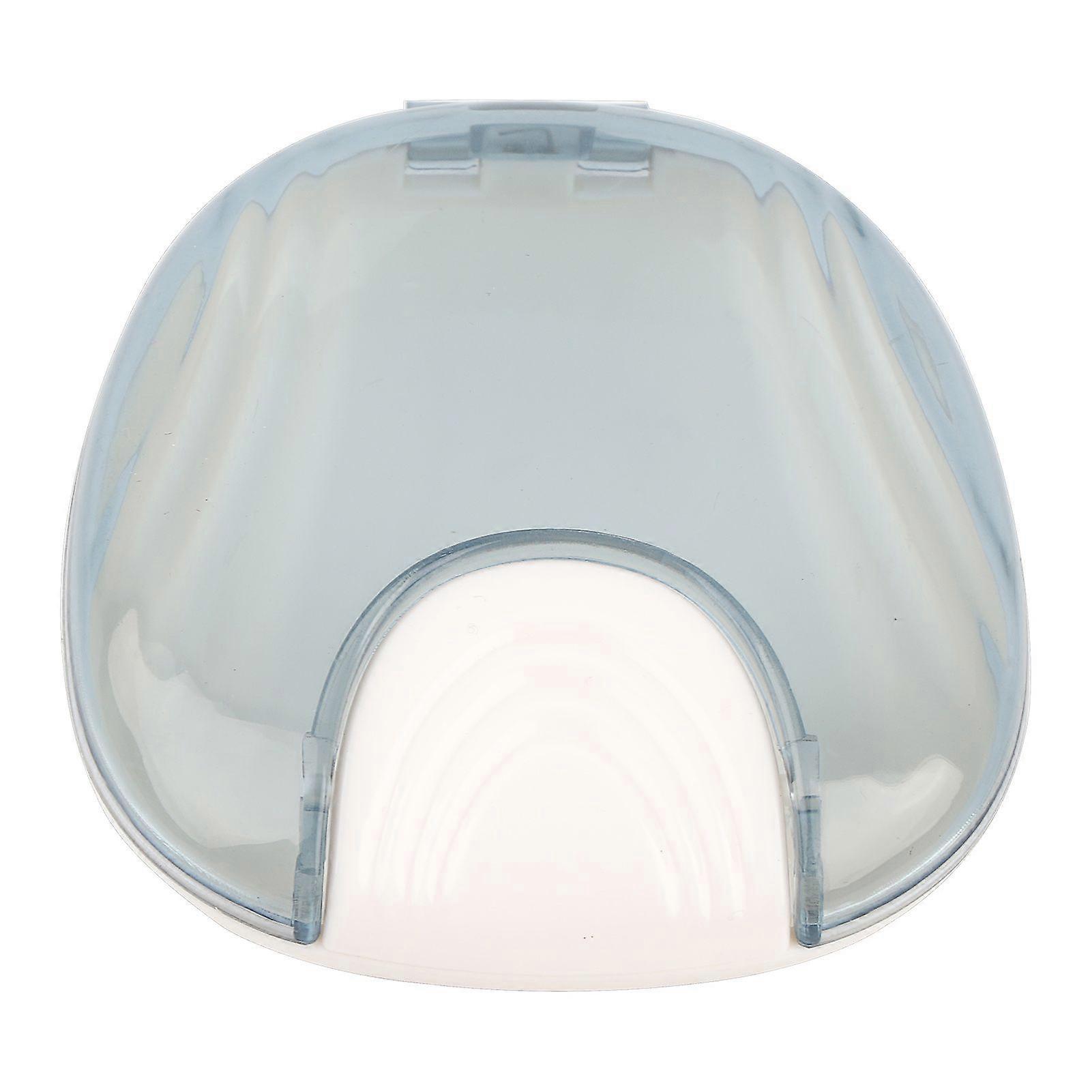 Orthodontic Retainer Case Portable Waterproof Mouthpiece Denture Box ContainerGray White