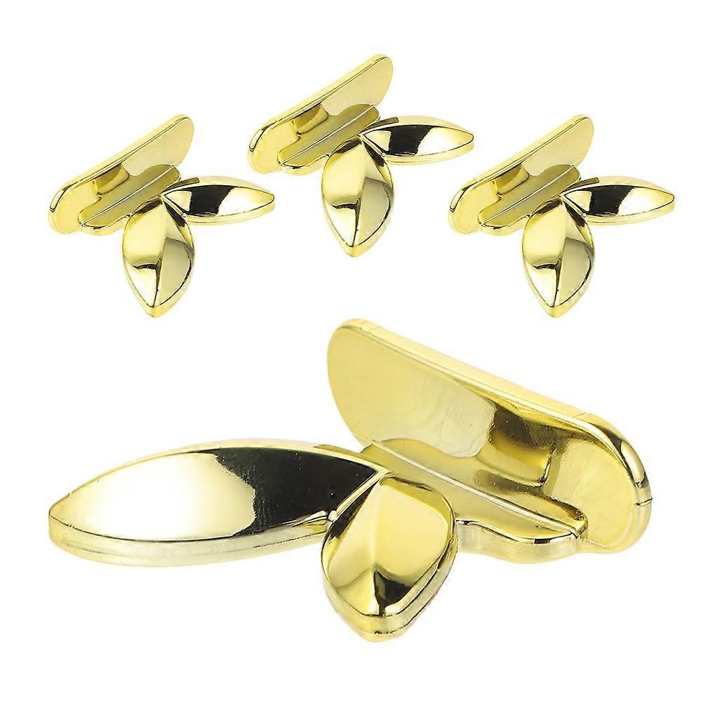 Acrylic Toilet Seat Lifter Golden Toilet Lid Handle 16Pcs Pack