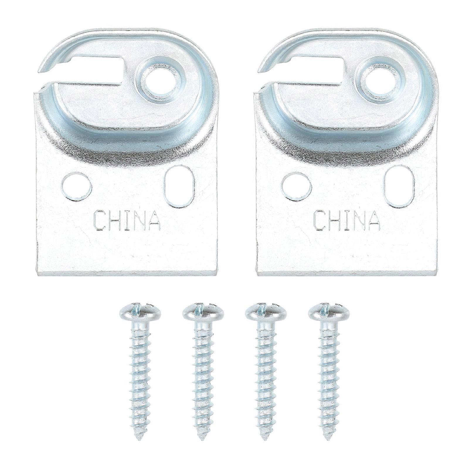 Replacement Roller Blind Brackets Repair Parts For Homeowners 3.5x2.5cm Square Design 4 Sets