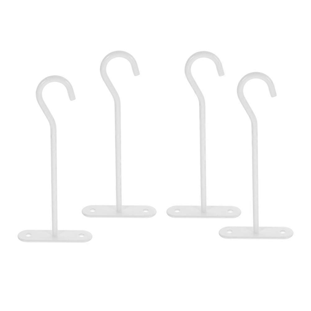 Plant Hooks Ceiling Hooks for Hanging Plants Metal 12Pcs White Set