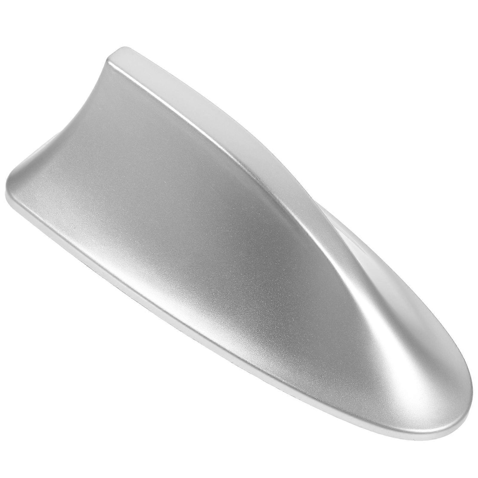 Car Shark Fin Antenna Roof Aerial With Base Signal Reception For Vehicles 3Pcs Durable ABS Material