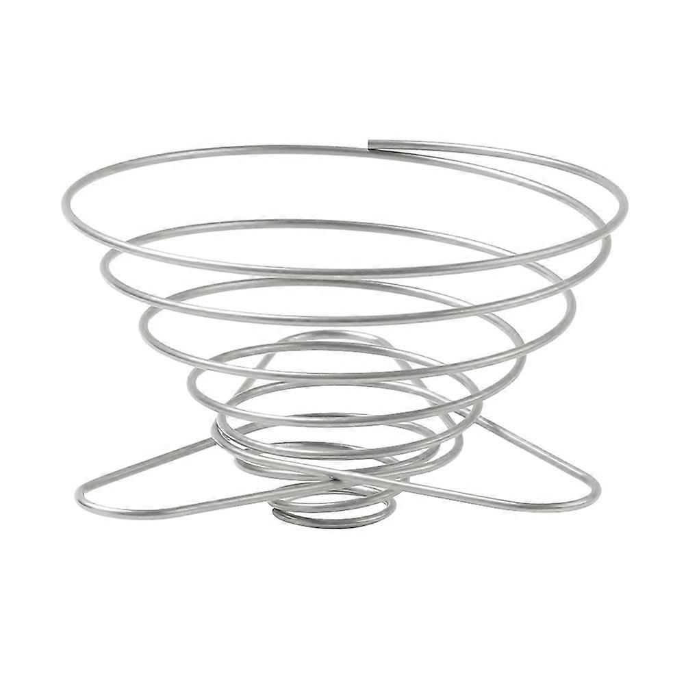 Durable Coffee Filter Funnel for Brewing 3Pcs Silver Stainless Steel