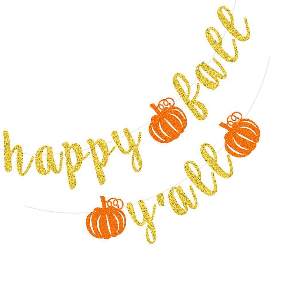 Thanksgiving Bunting Stylish Bunting Decorative for 3Pcs Hanging