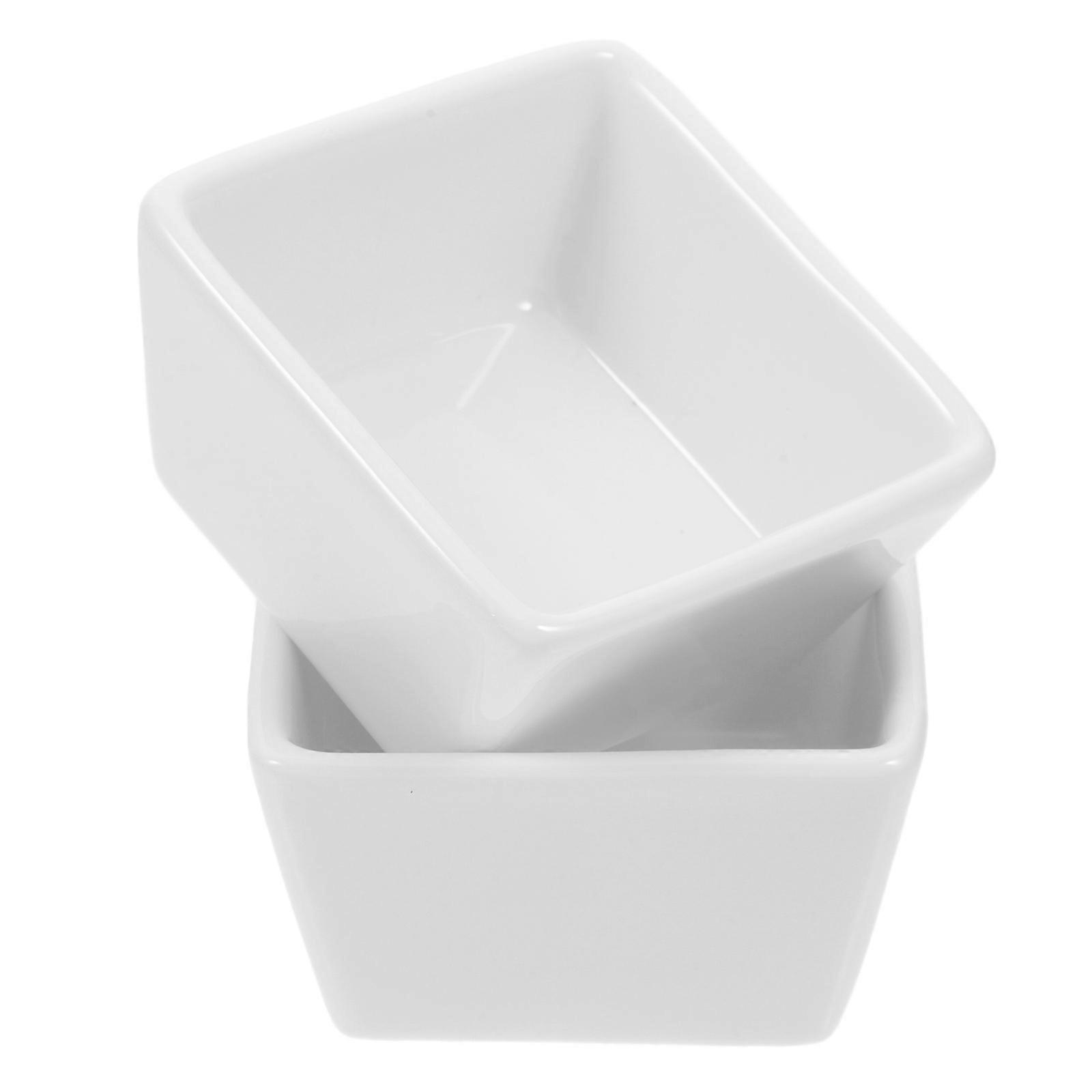 Home Supplies Ceramic Candy Container for Cube Candy Use with 4Pcs