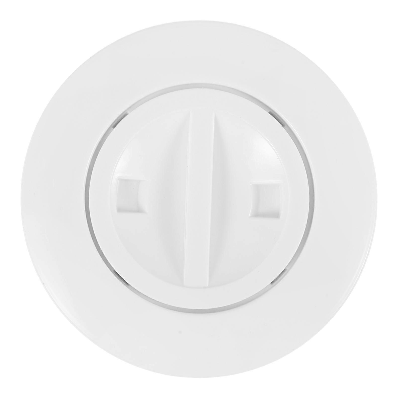 Pool Drain Safety Cover Sturdy for Home 4Pcs White Plastic Material