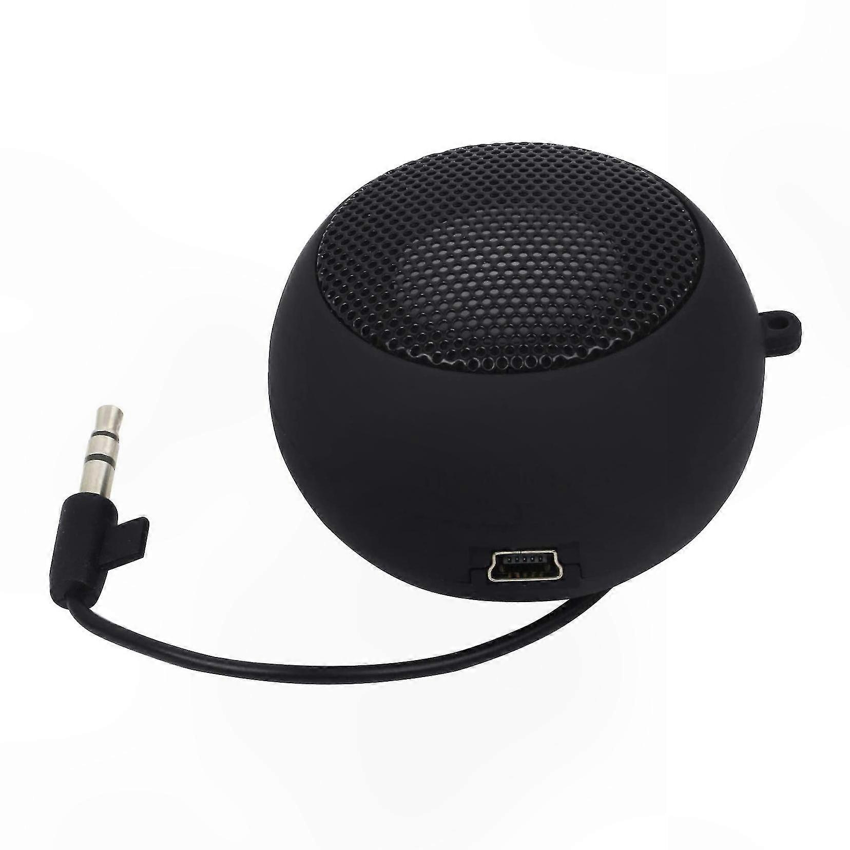 Compact Portable Speaker with Aux Input and 3.5mm Headphone Connection Rechargeable for Travel Use