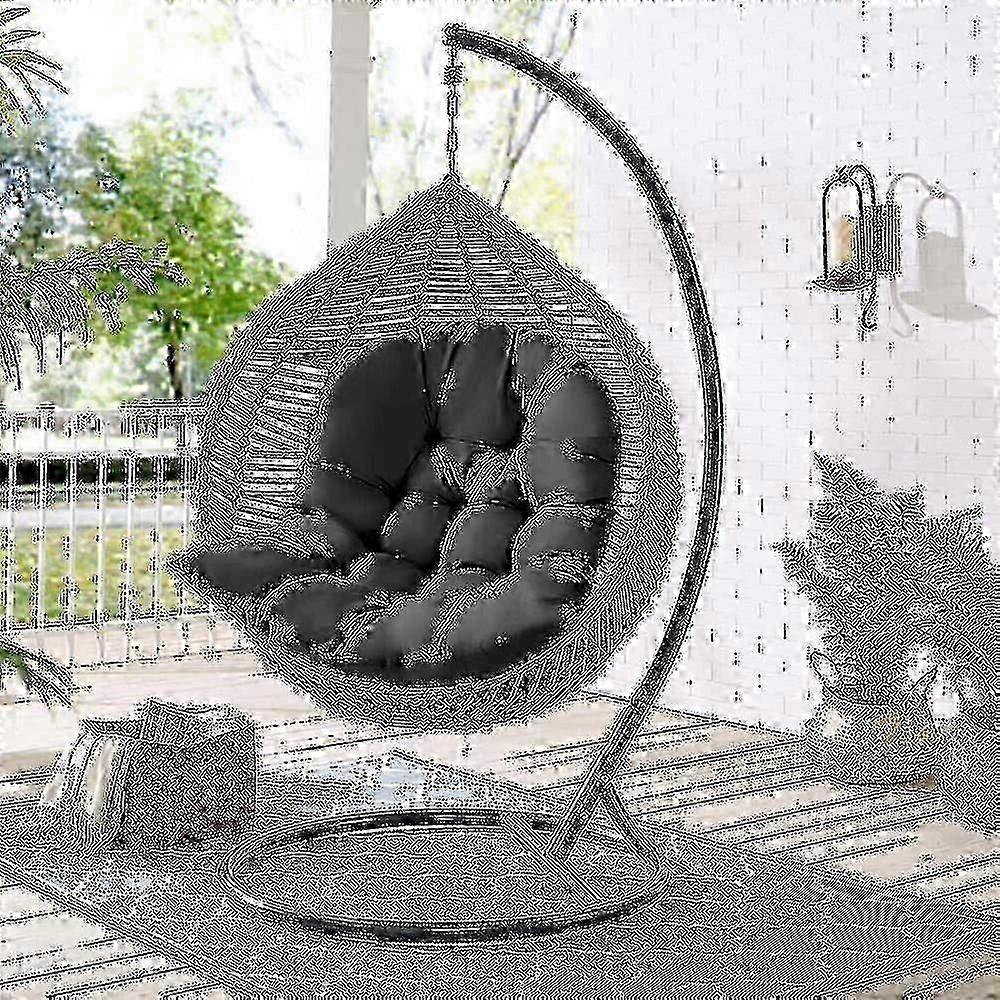 جديد 2024 حديقة داخلي معلق بيض أرجوحة أرجوحة كرسي مقعد وسادة سميكة وسادة وسادة فقط بما في ذلك وسادة المقعد - HZ