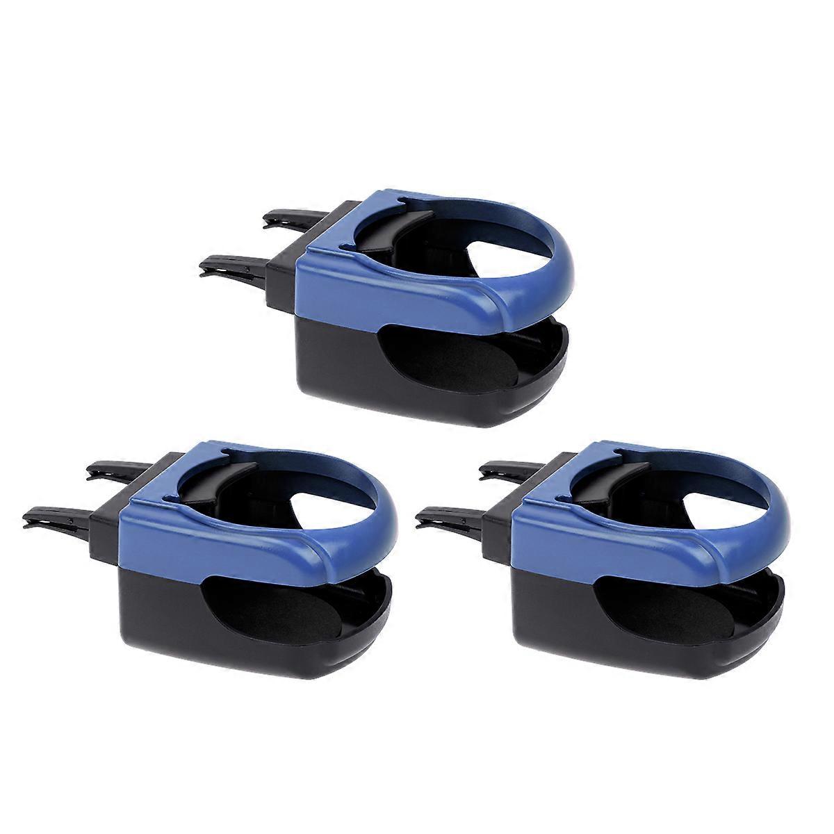 Car Cup Holder Multi-Function Drink Holder for Car Use 3Pcs Blue